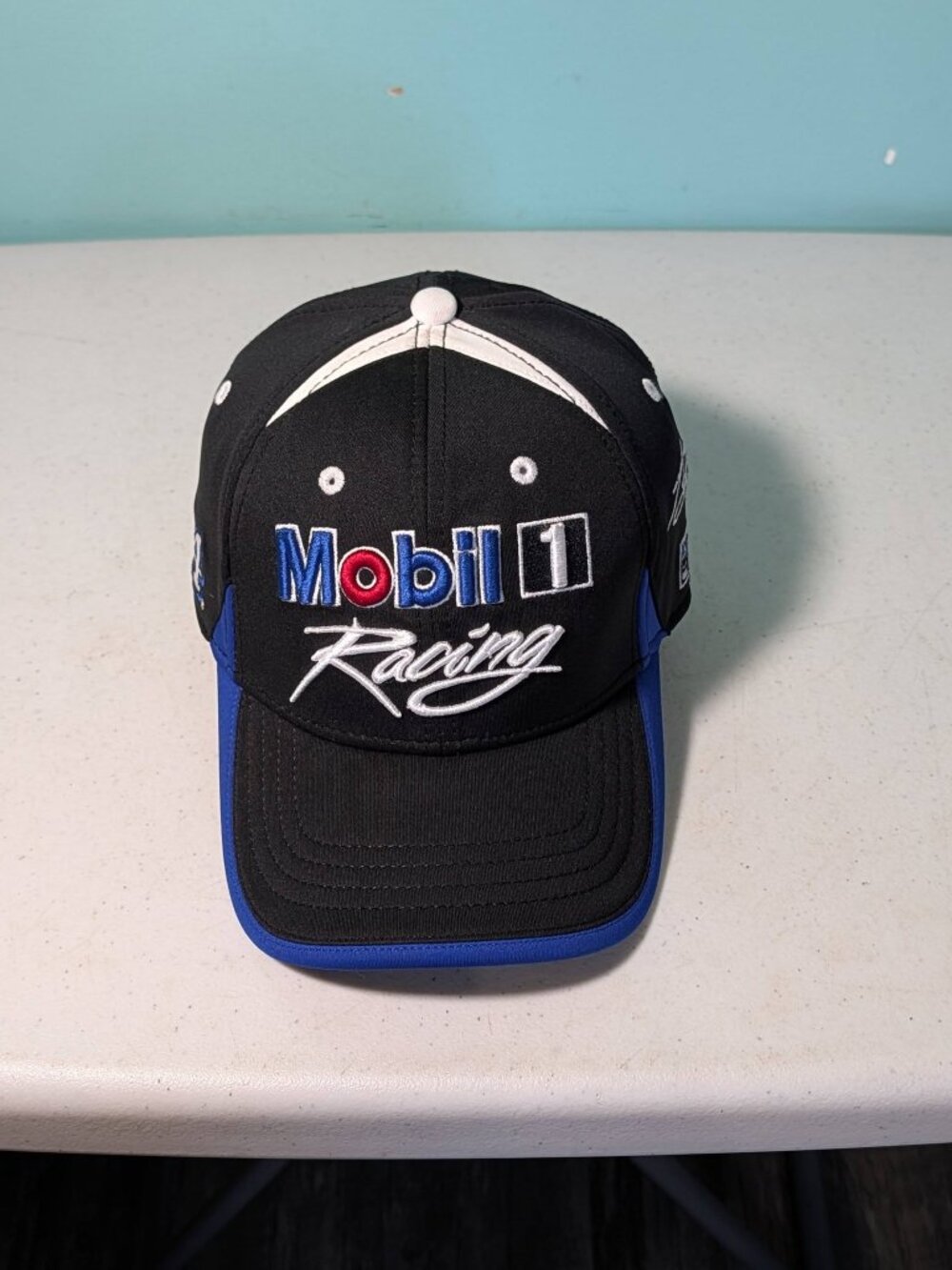 Tony Stewart 14 Mobil 1 Racing Hat Cap The Game Stretch Fit NASCAR